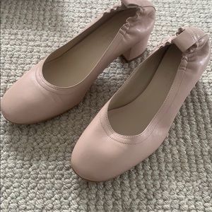 Everlane day heel blush nude, 5.5